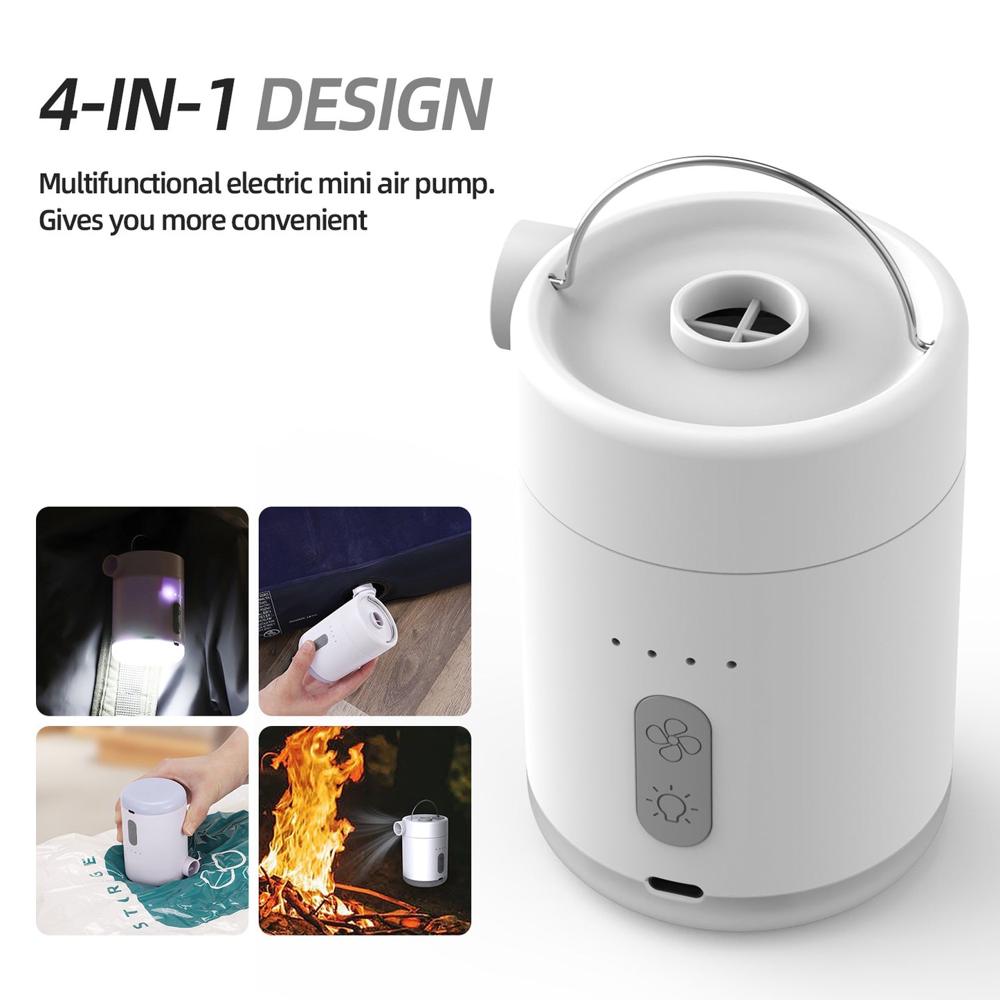 Multifunctional Portable Electric Mini Wireless Air Pump
