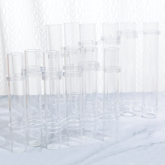 Instagram test tubes, transparent glass hydroponic vases